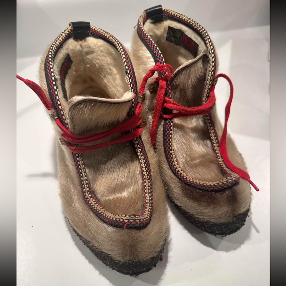 Vintage reindeer shoes